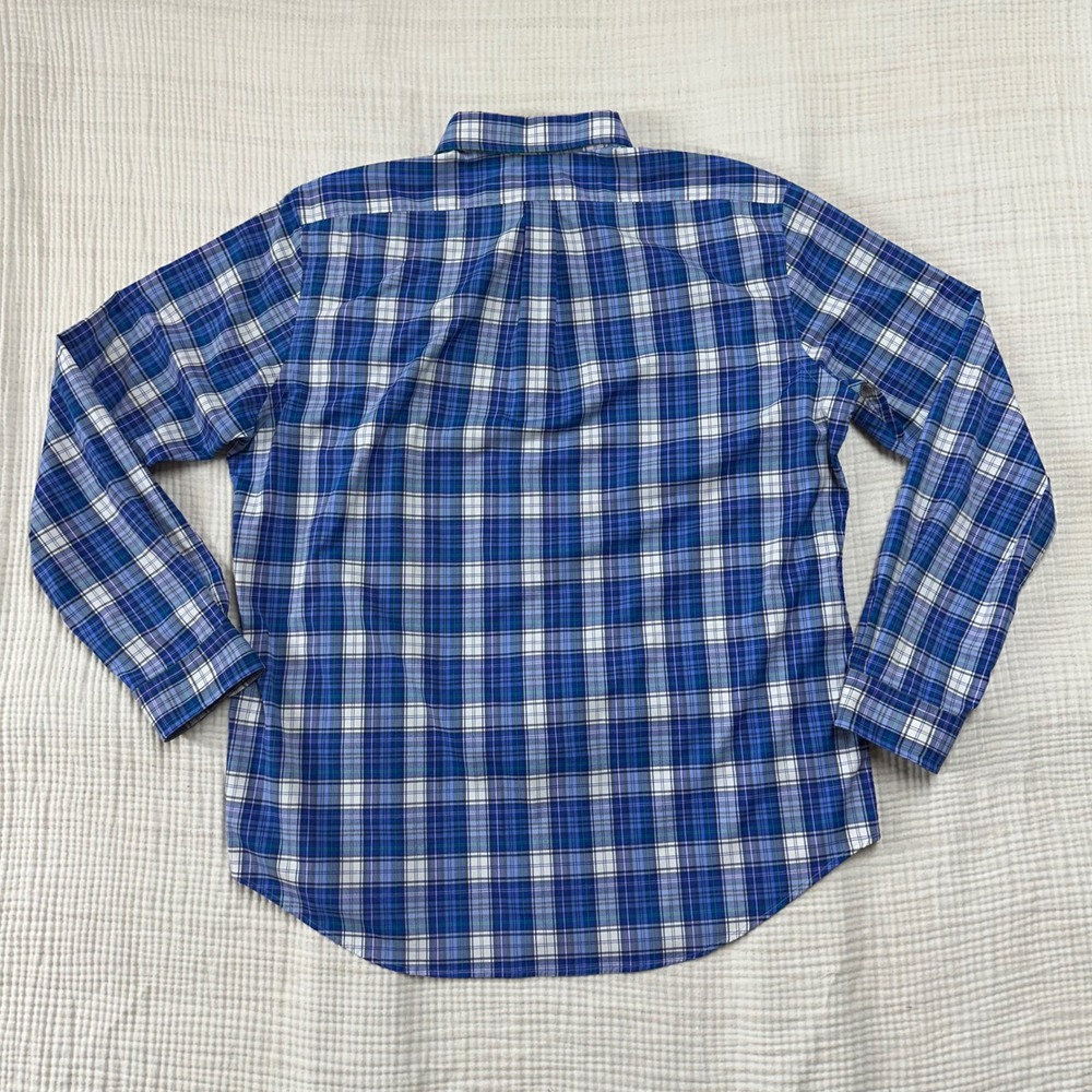 Polo Ralph Lauren Classic Fit Checked Performance Shirt stretch twill XL - Picture 5 of 8